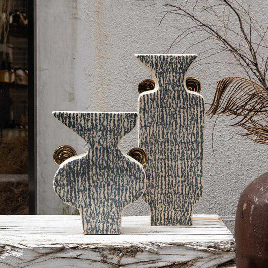 Earred Geo Abstract Vases