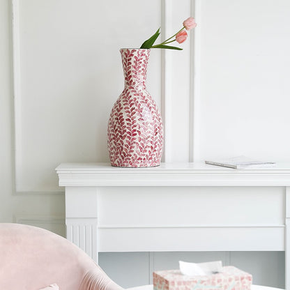 Pink Shell Paster Vase