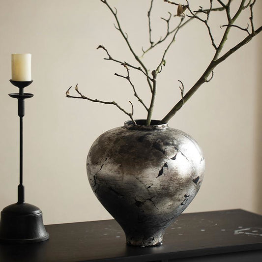 Silver-plated Zen Vase