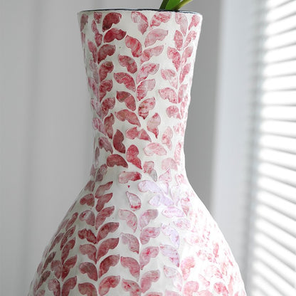 Pink Shell Paster Vase