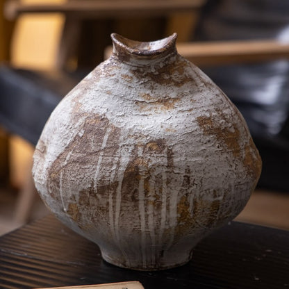 Hand Modeled Rustic Wabi Sabi Vase