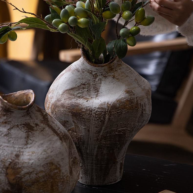 Hand Modeled Rustic Wabi Sabi Vase