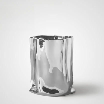 Modern Silver Plated Vases