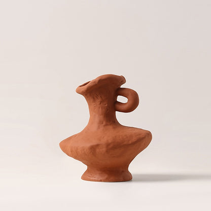 Natural Maillard-Themed Pottery Vases