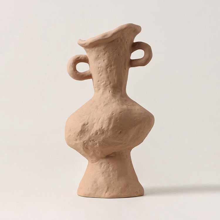 Natural Maillard-Themed Pottery Vases